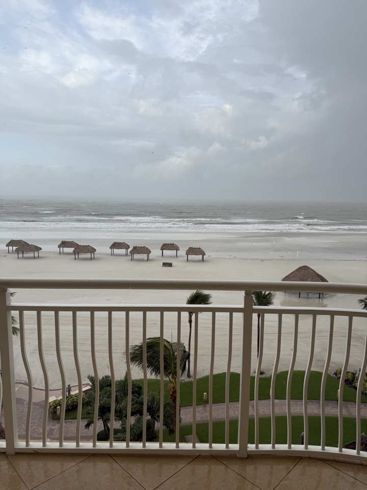 JW Marriott Marco Island water receding