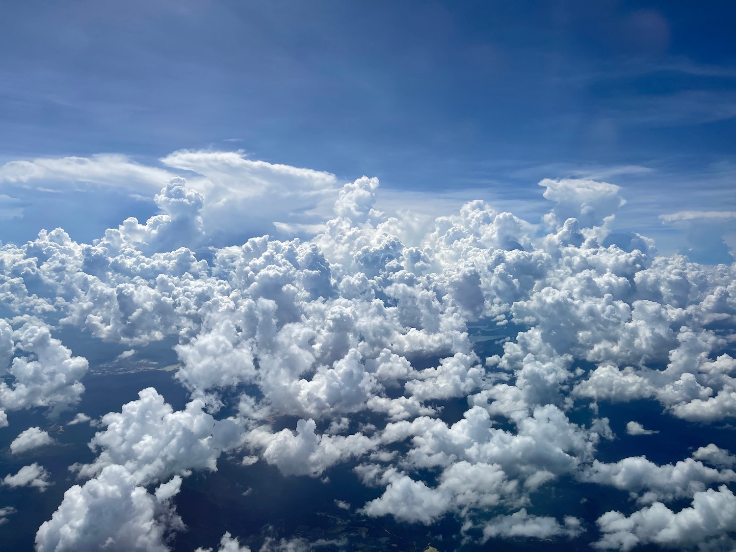 clouds and blue sky with clouds