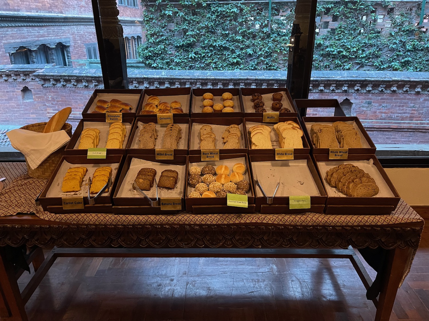 a display of cookies and biscuits