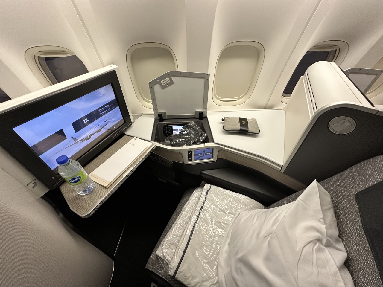 air canada business class 777 seat 2k