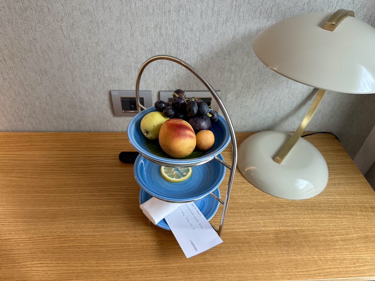 le meridien visconti rome welcome amenity