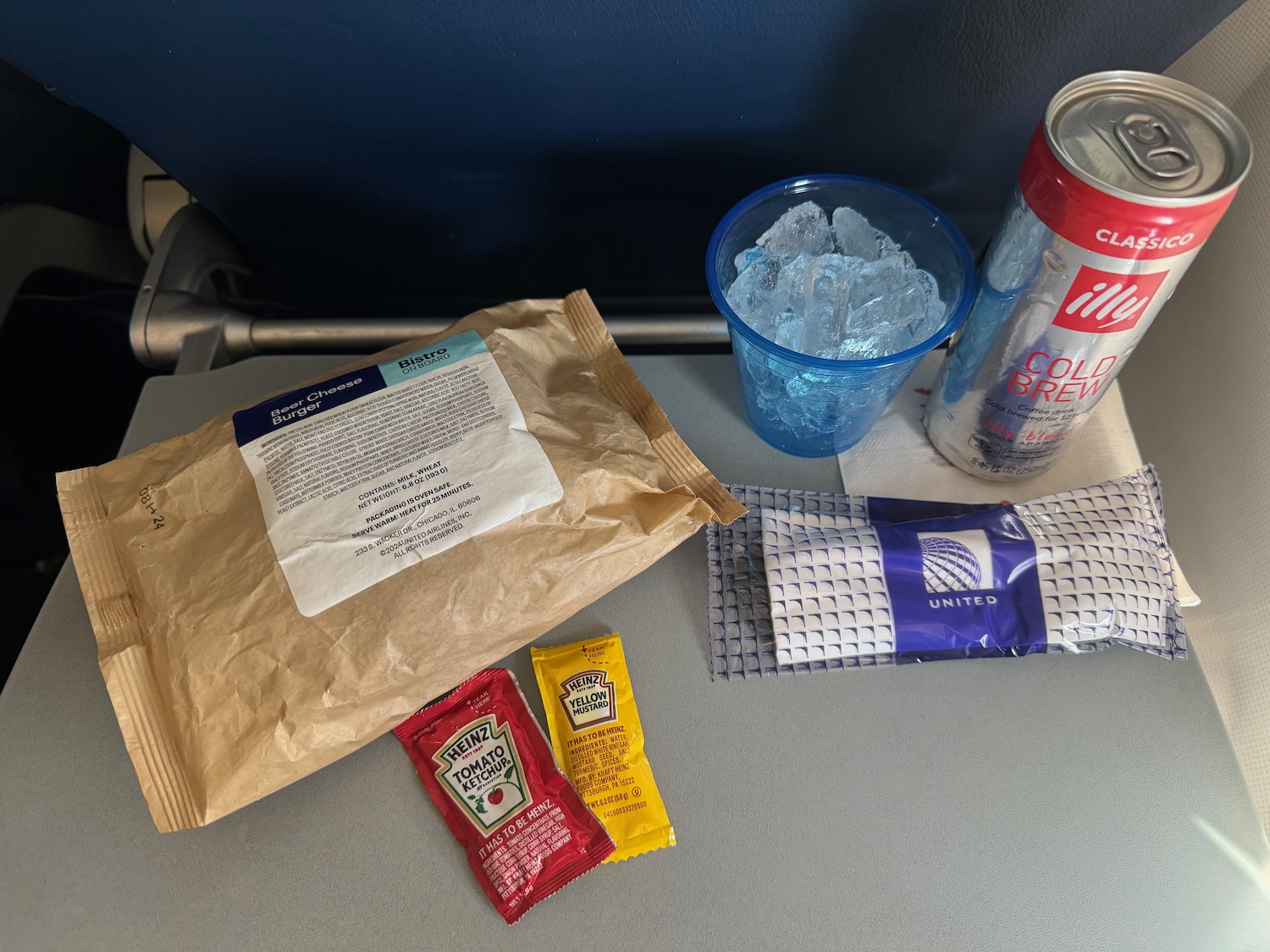 a group of food items on a table