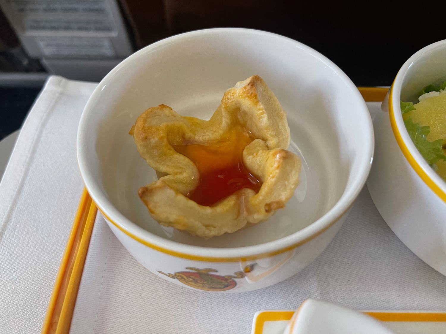 a small pastry in a bowl