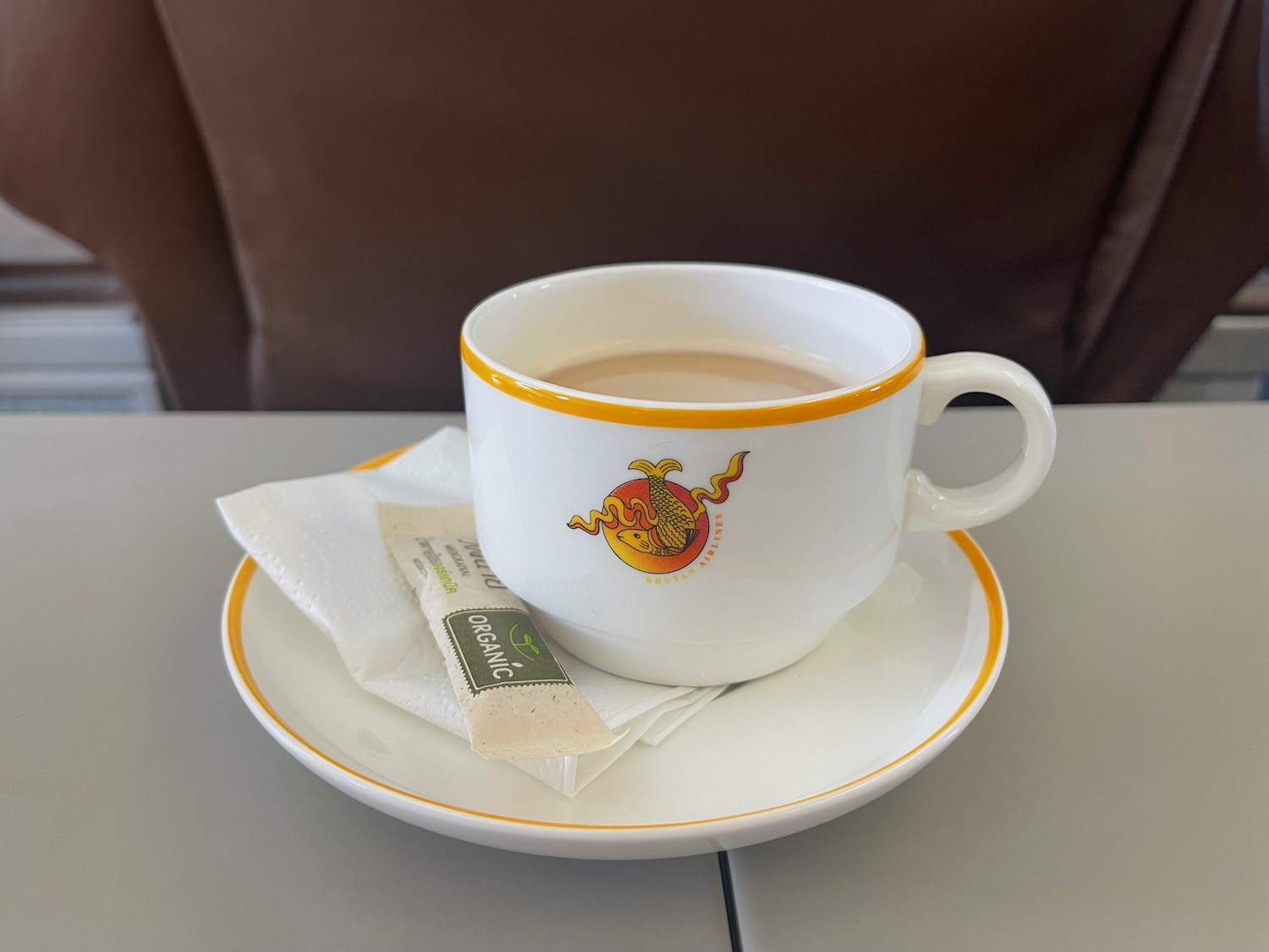 a cup of coffee on a saucer