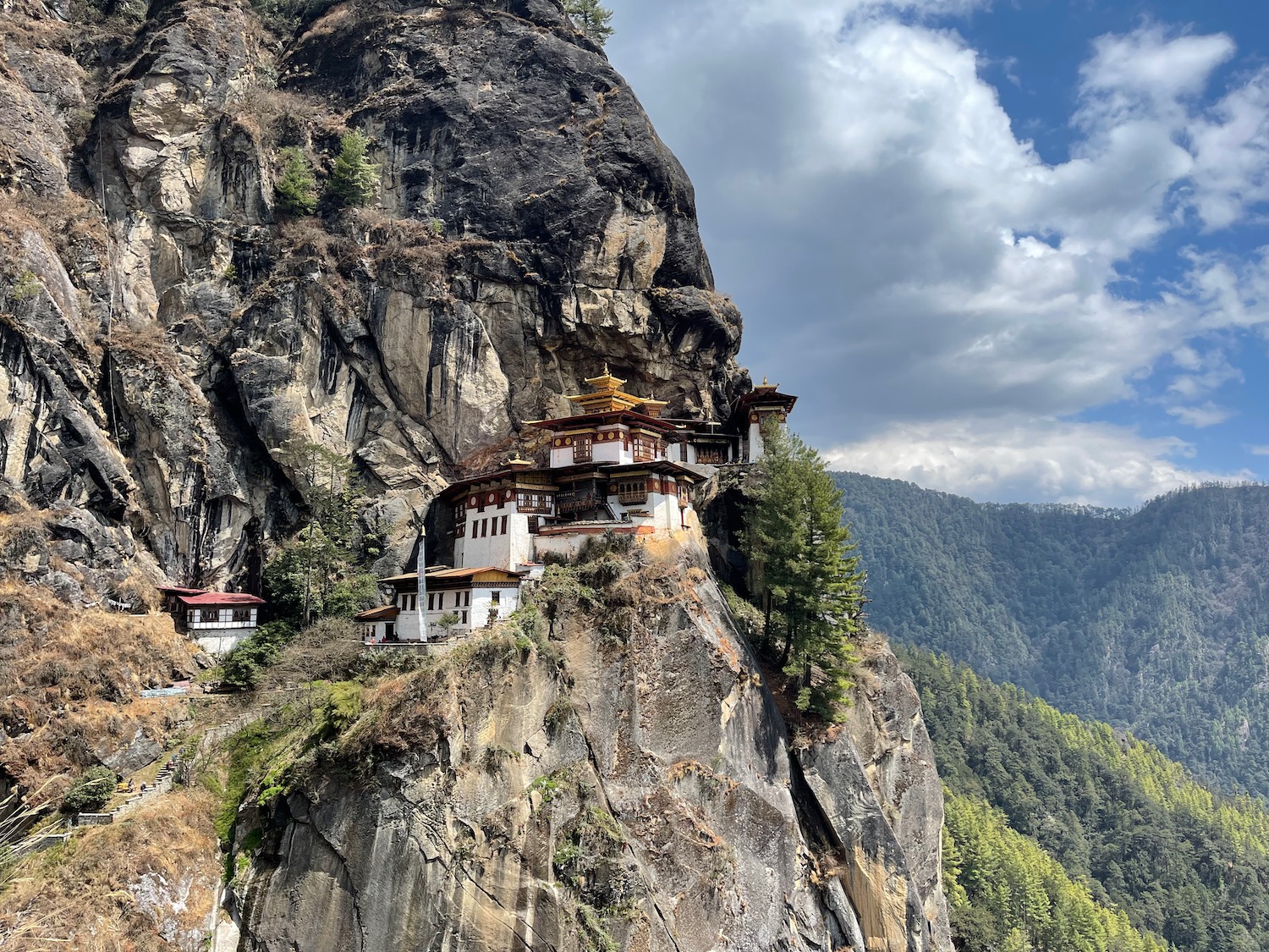 Paro Taktsang on a cliff