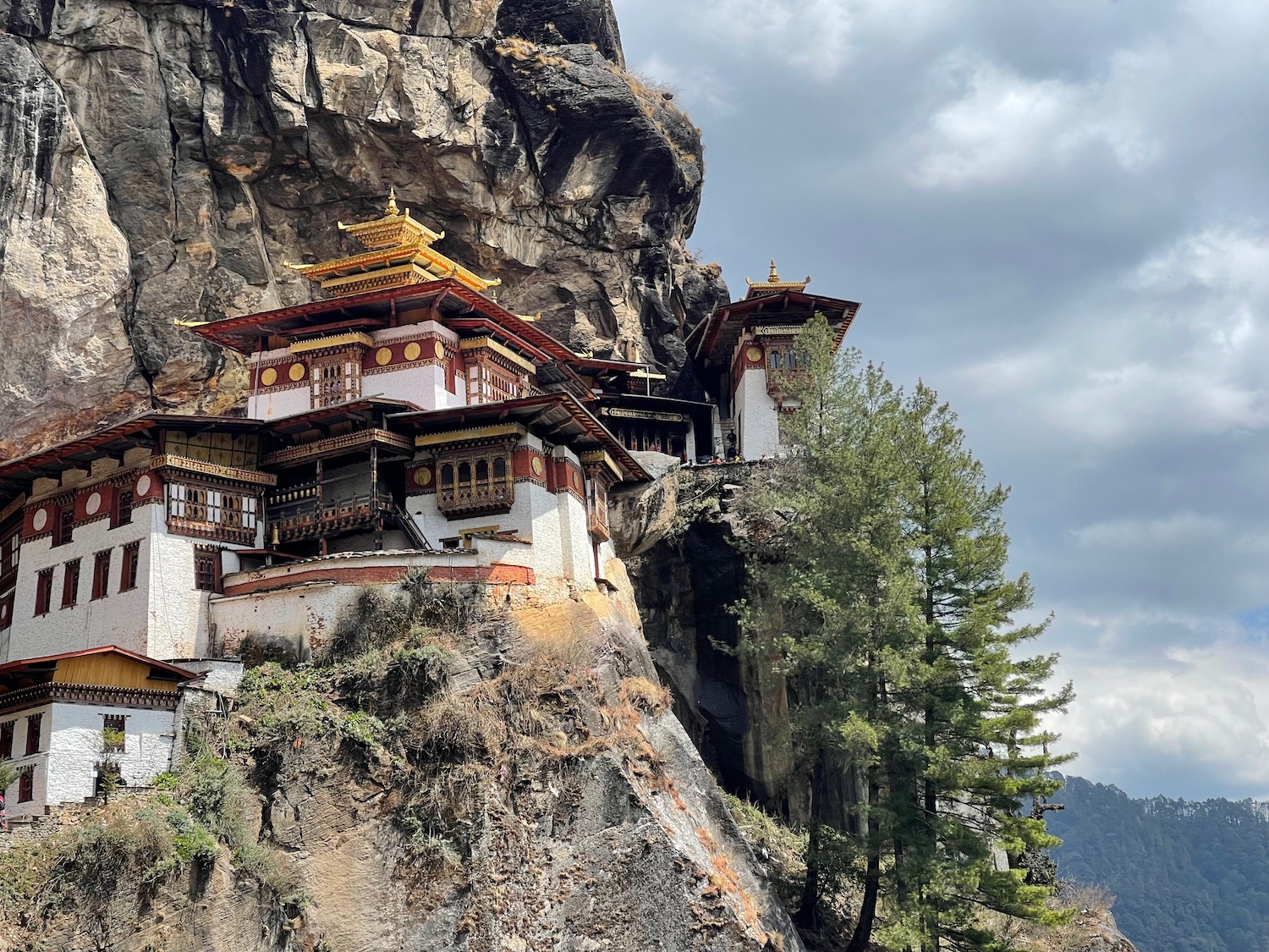 Paro Taktsang on a cliff