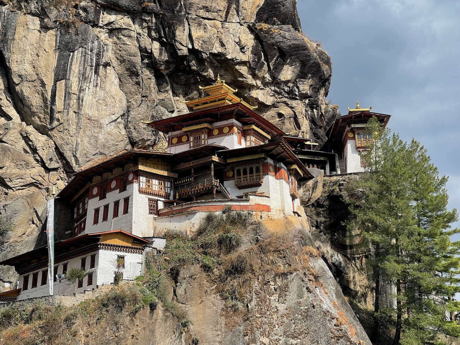 Paro Taktsang on a cliff