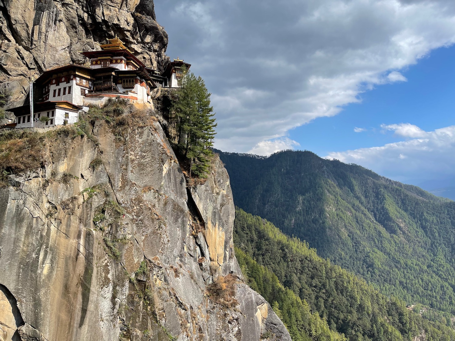 Paro Taktsang on a cliff