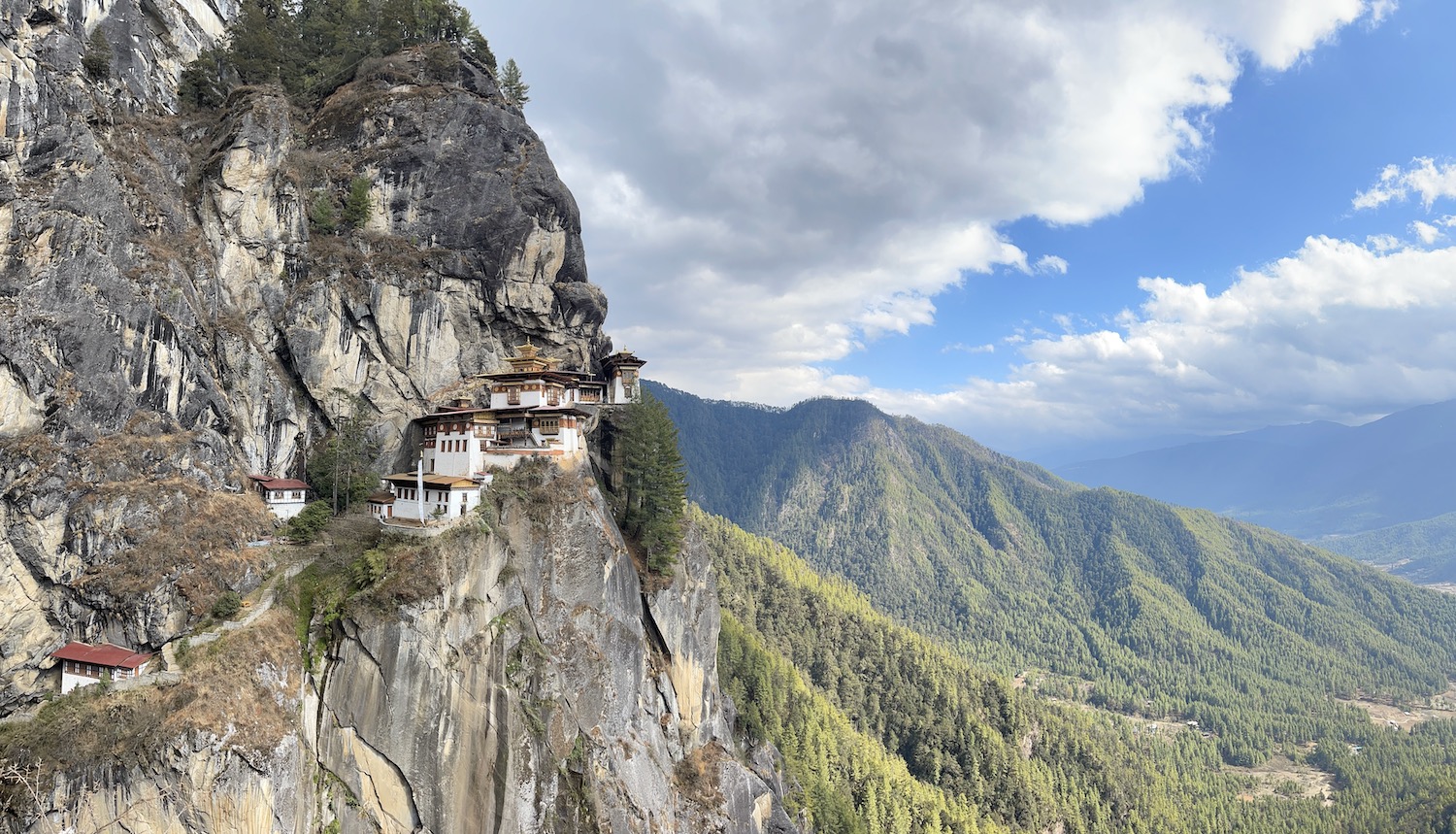 a building on a cliff