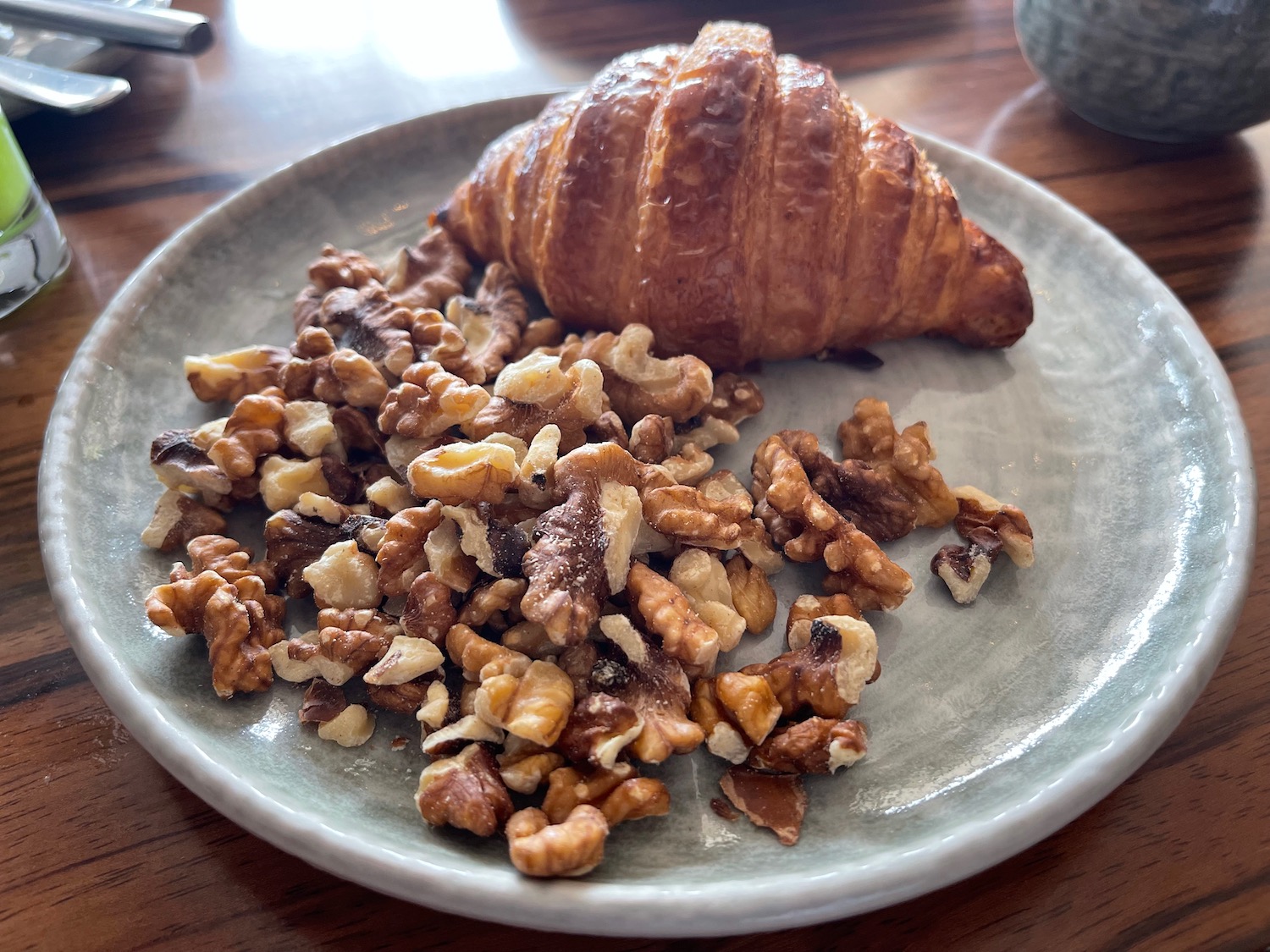 a plate of food on a table