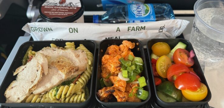 JetBlue Transatlantic Cold Meals