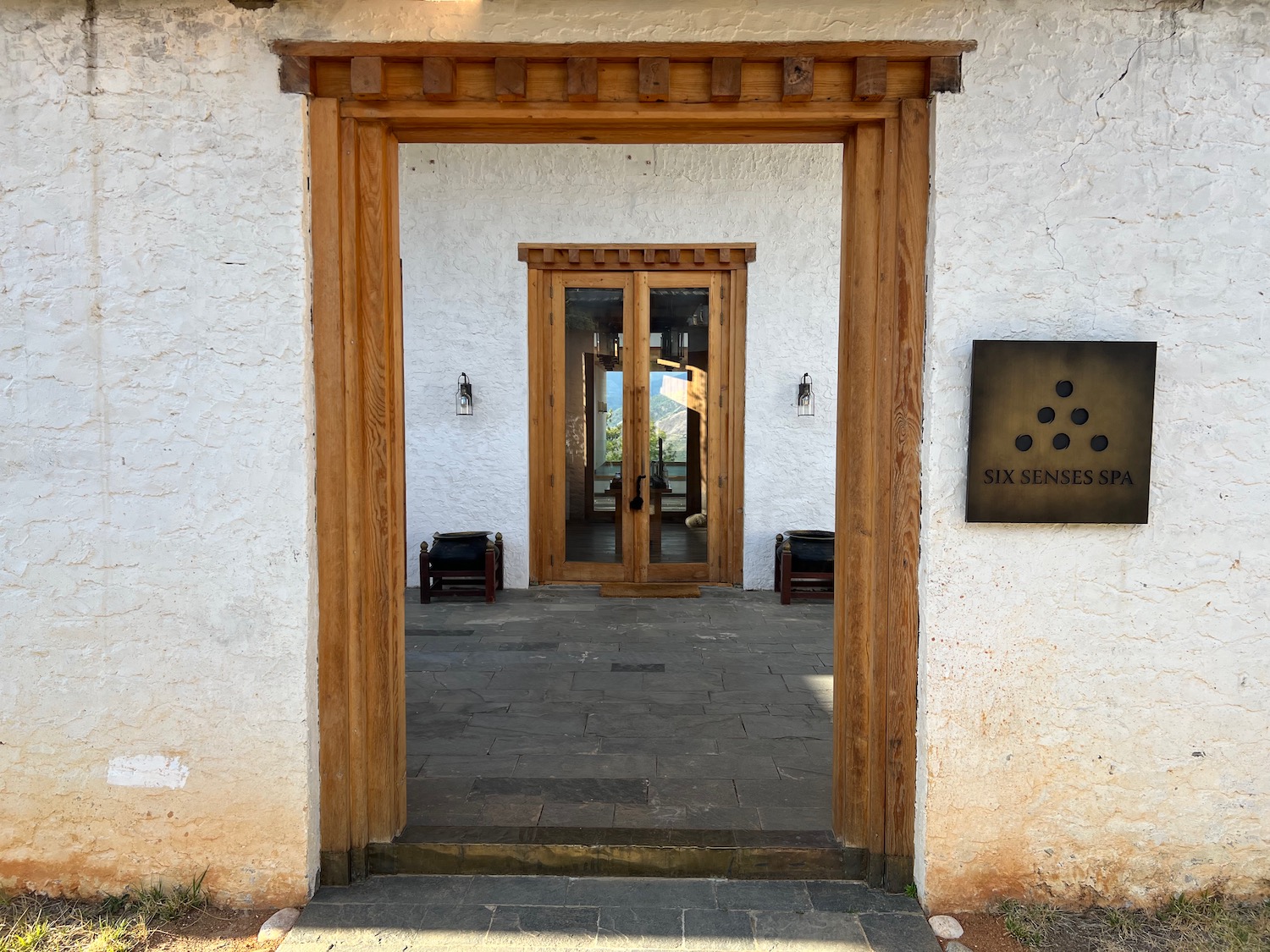 a door to a building