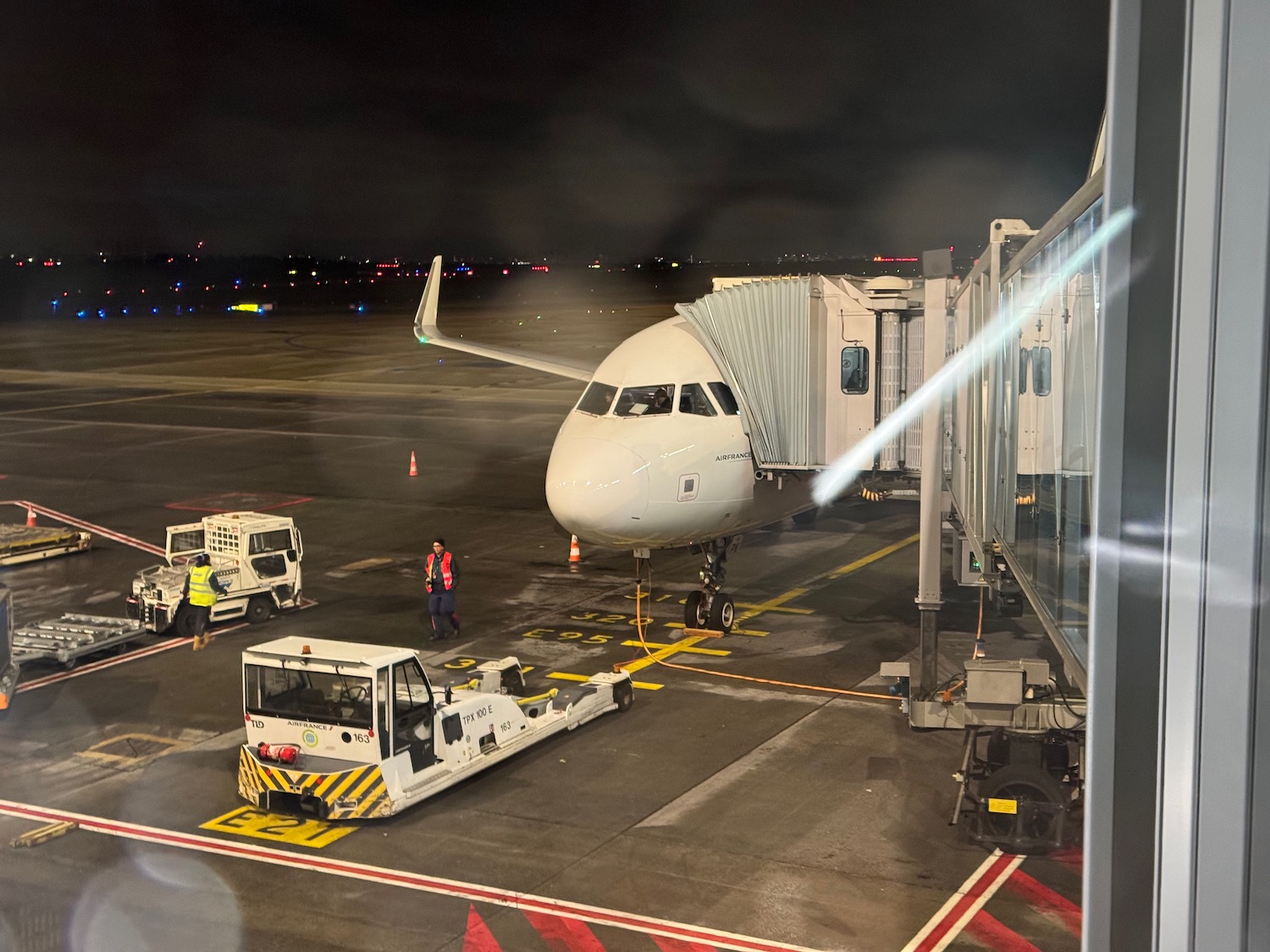 a plane on the tarmac