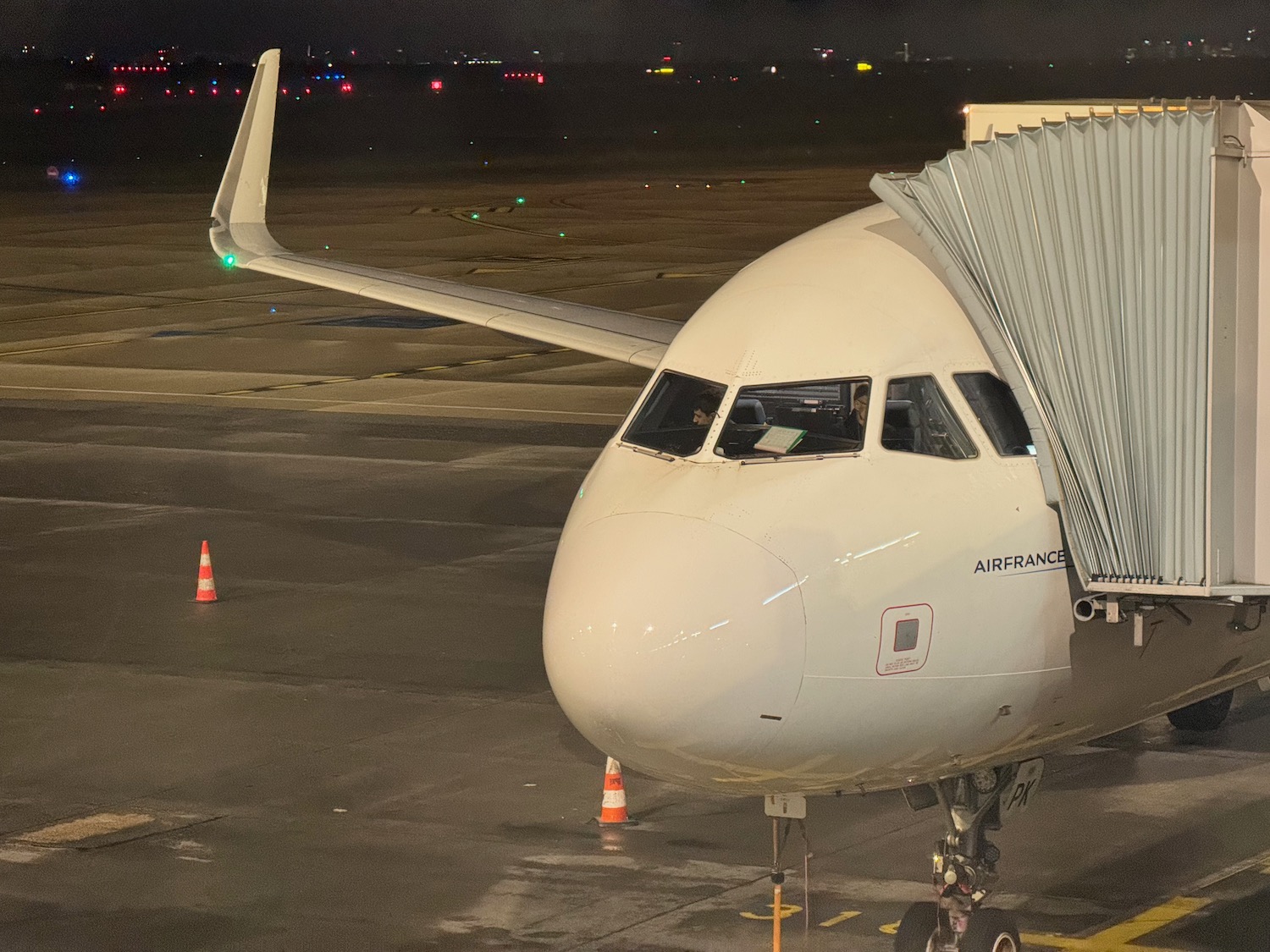 an airplane at the airport