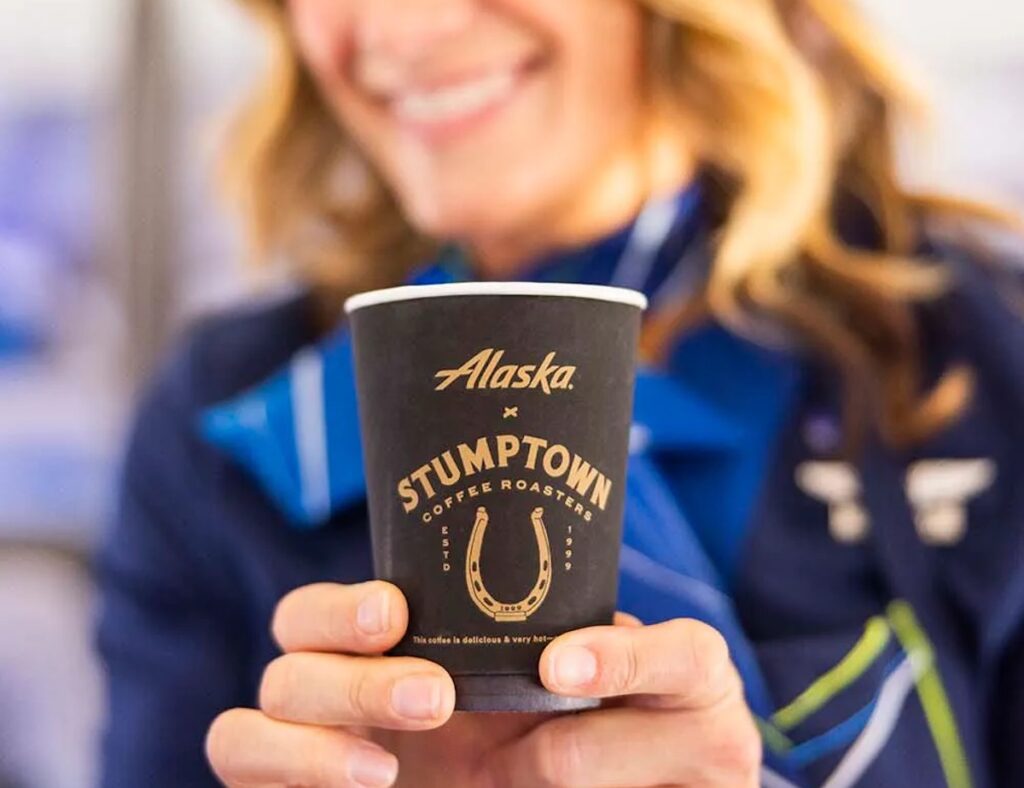 quot We Don t Work For Free quot Alaska - Alaska Airlines Pre Departure Beverage Coffee 1024x788 