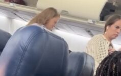 Seatmate Stands Up After Landing