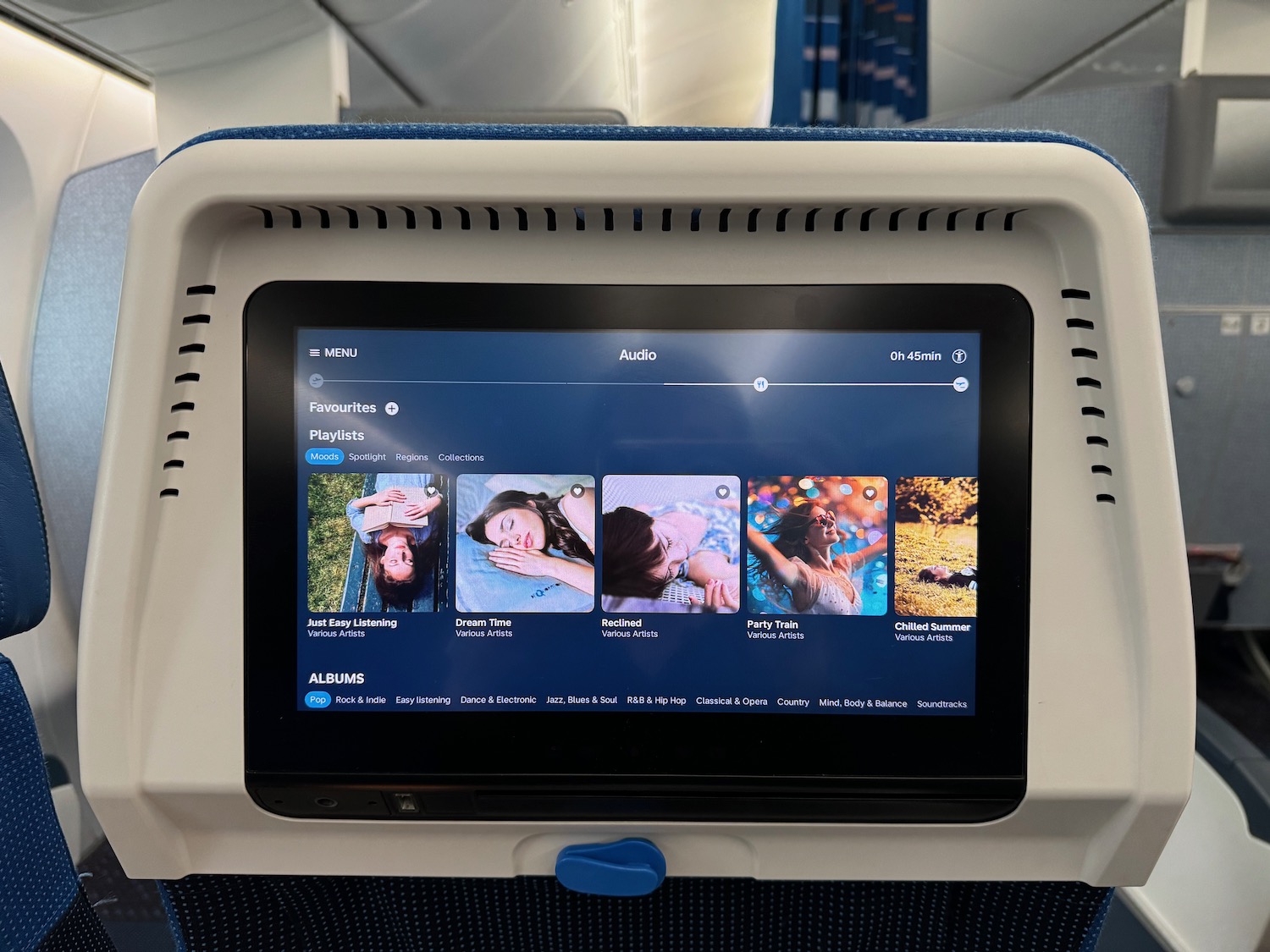 a screen on a plane