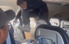 Man Attacks Economy Class Seat