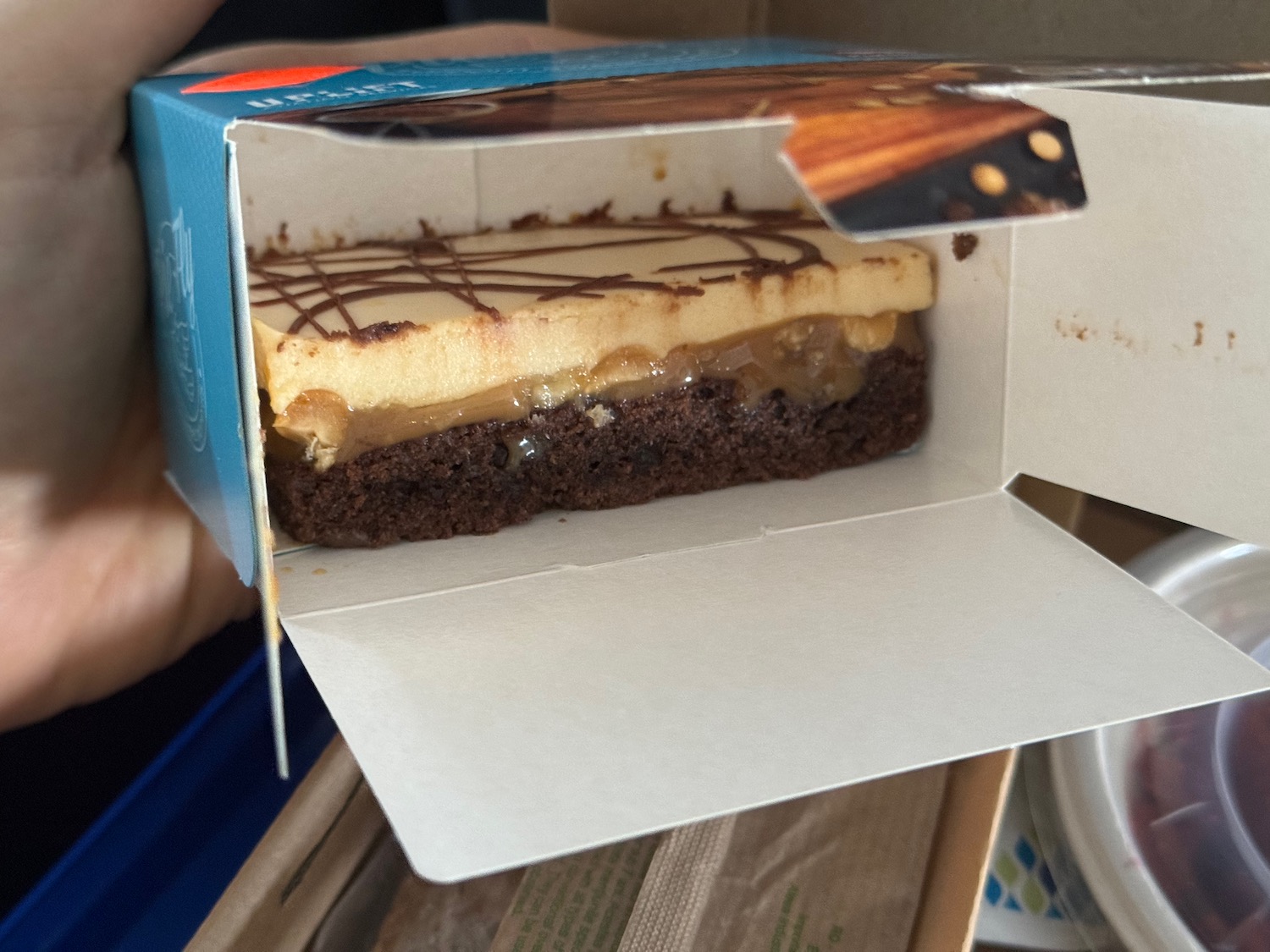 a box of cake in a box