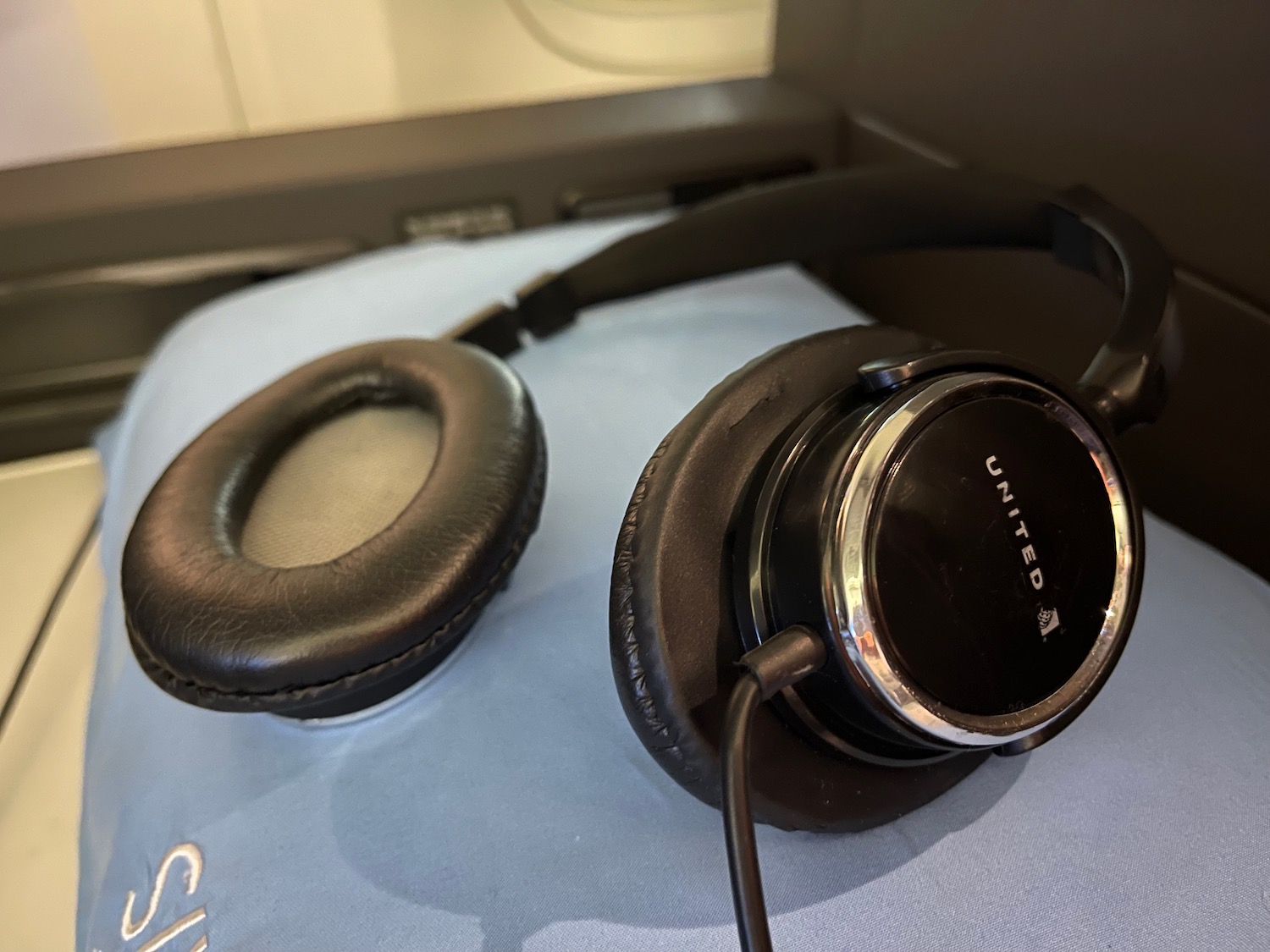 a headphones on a surface