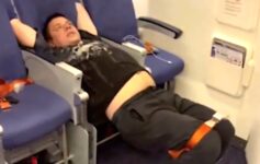 Intoxicated Man Aeroflot