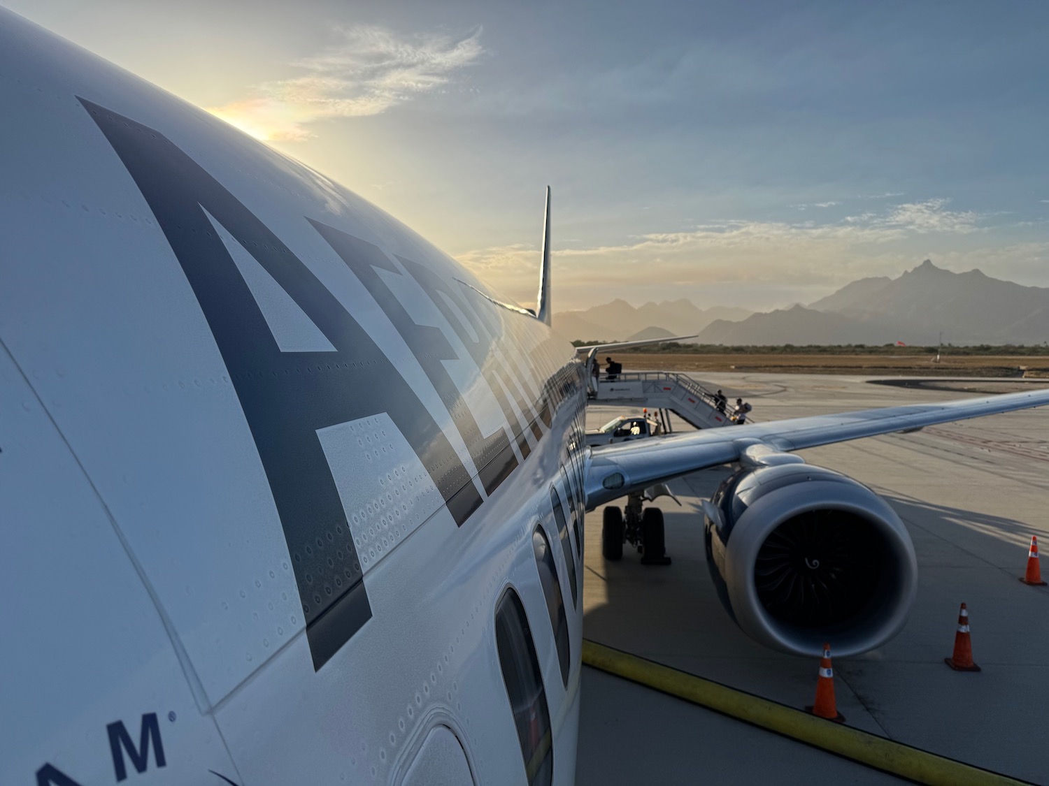 a plane on the tarmac