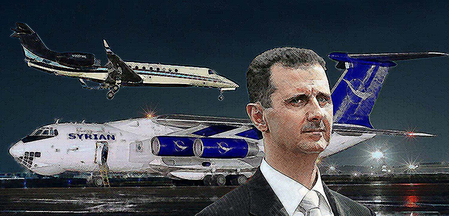 Decoys And Deception: Assad's Stealth Escape From Damascus Via Private ...