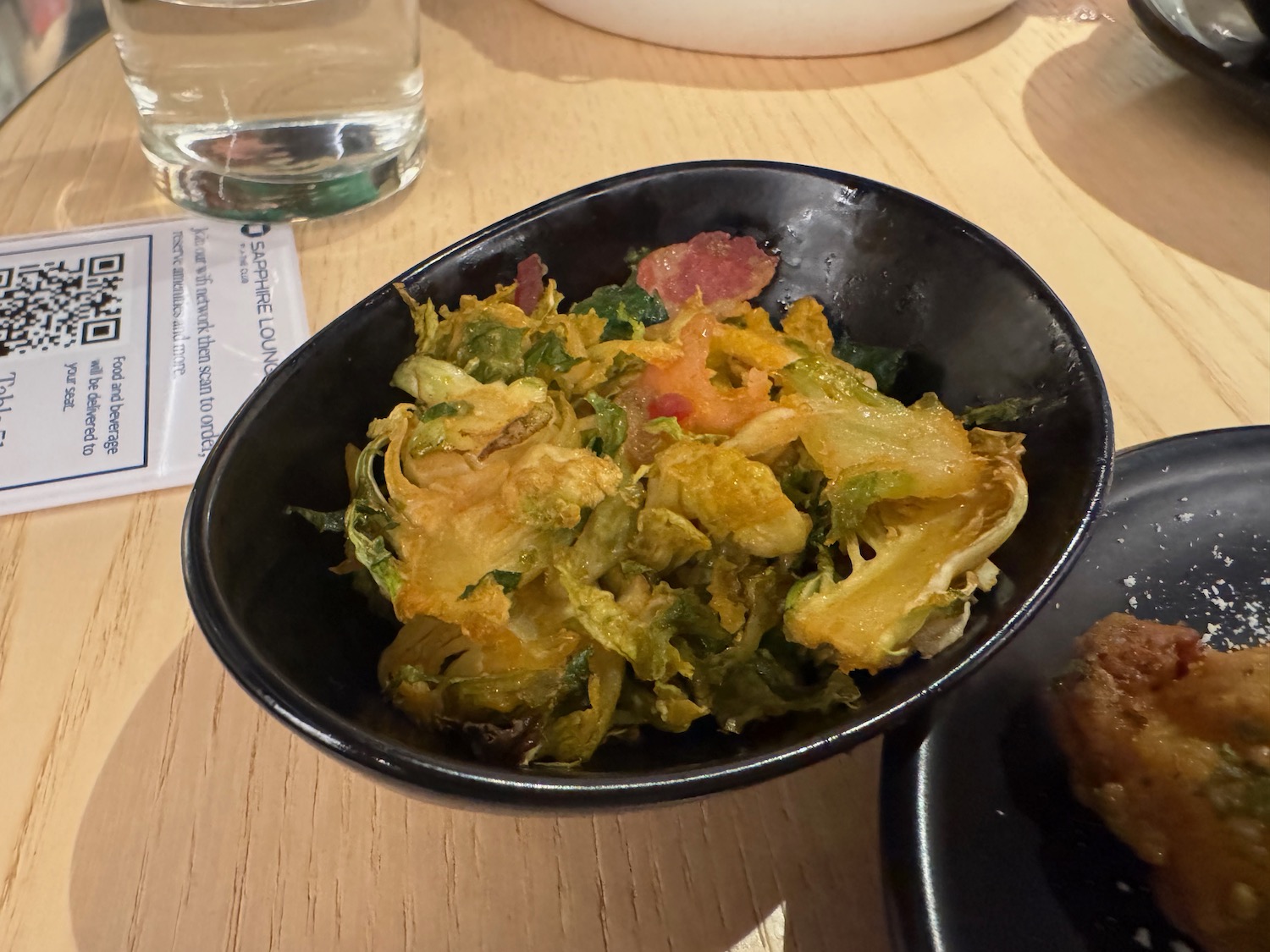 a bowl of food on a table