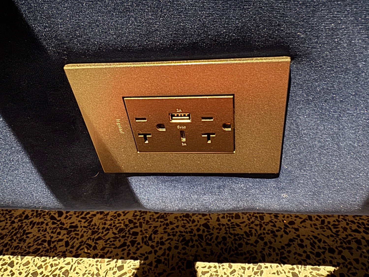 a close up of a power outlet