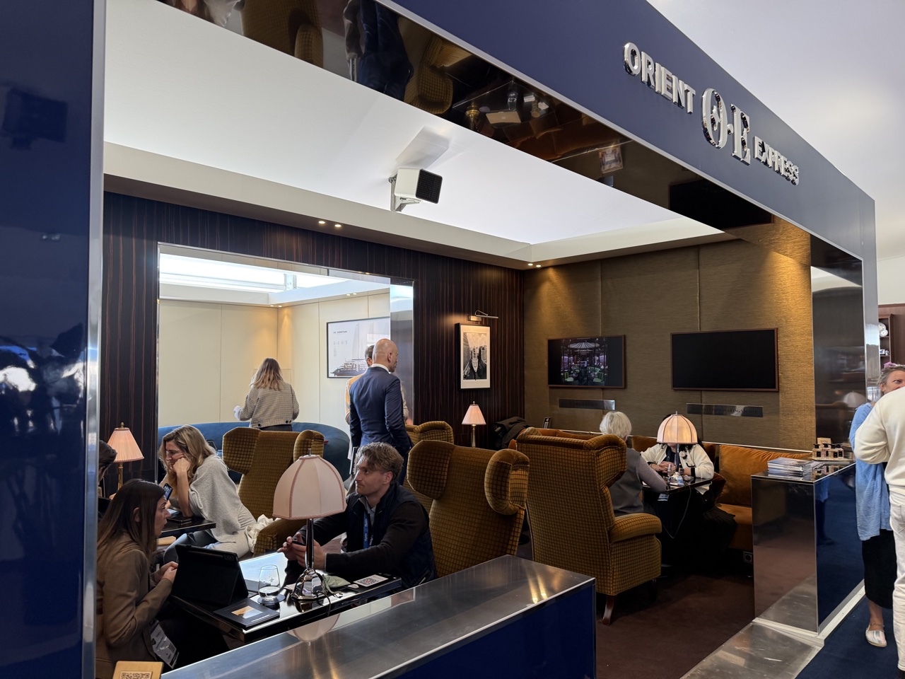 ILTM Cannes 2024 orient express display