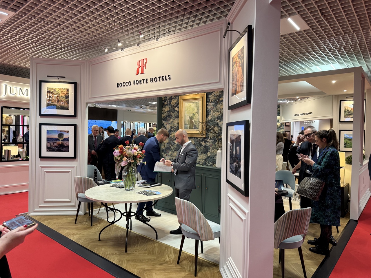 ILTM Cannes 2024 rocco forte exhibitor display