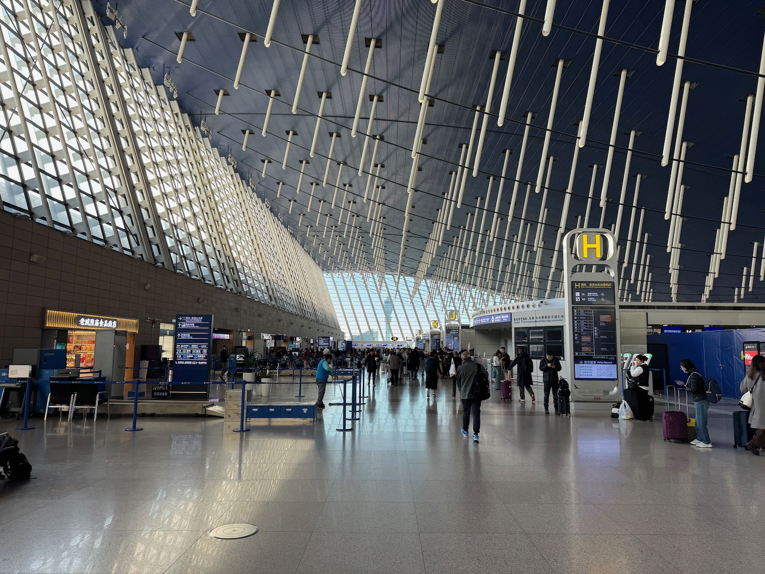 people walking in a terminal