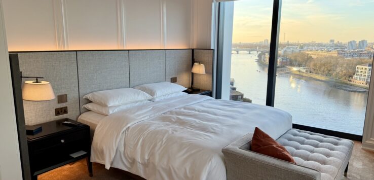 Park Hyatt London River Thames Park Suite River View Deluxe Bedroom