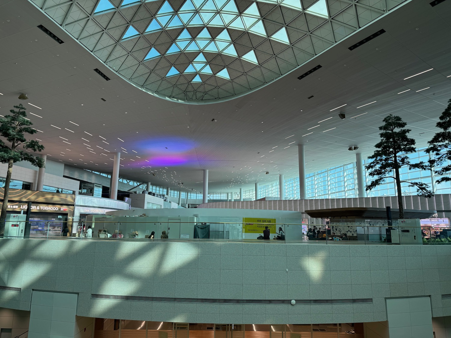 a large building with a glass roof