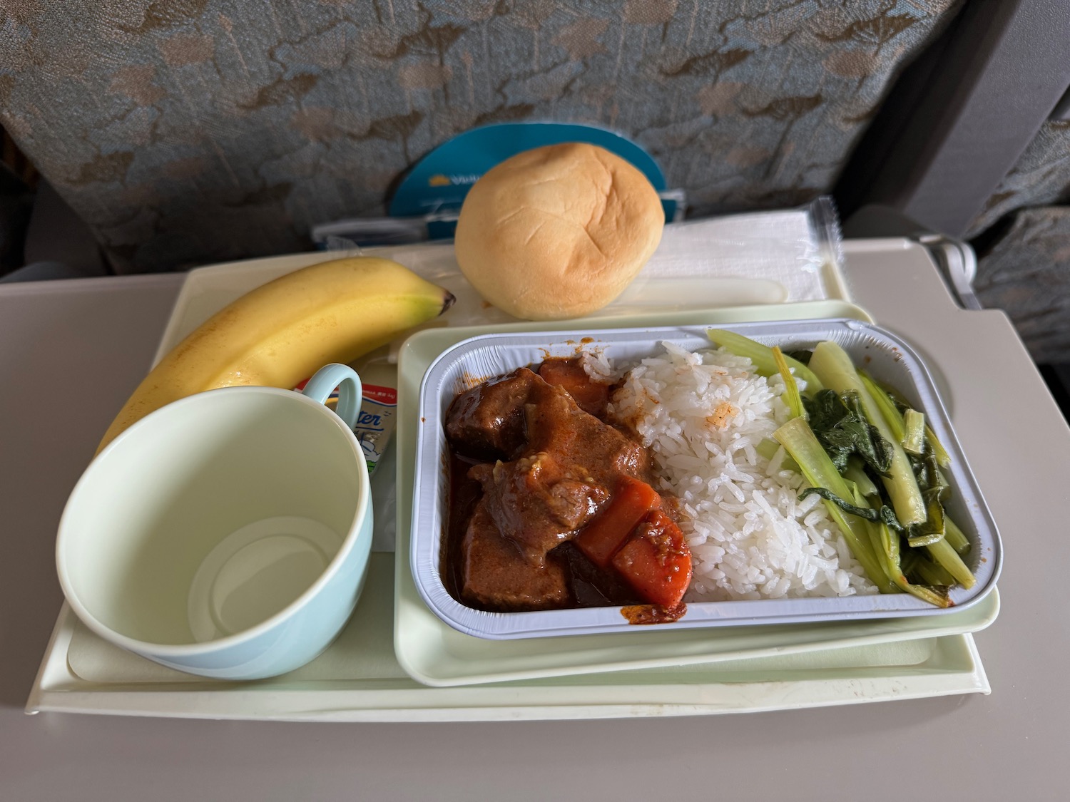 a tray of food on a tray