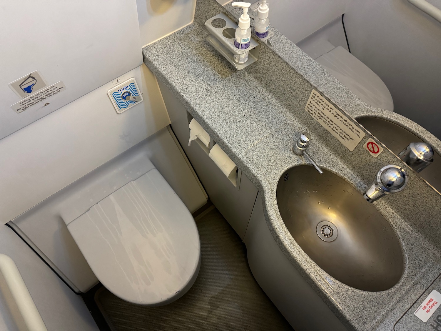 a sink and toilet in a bathroom