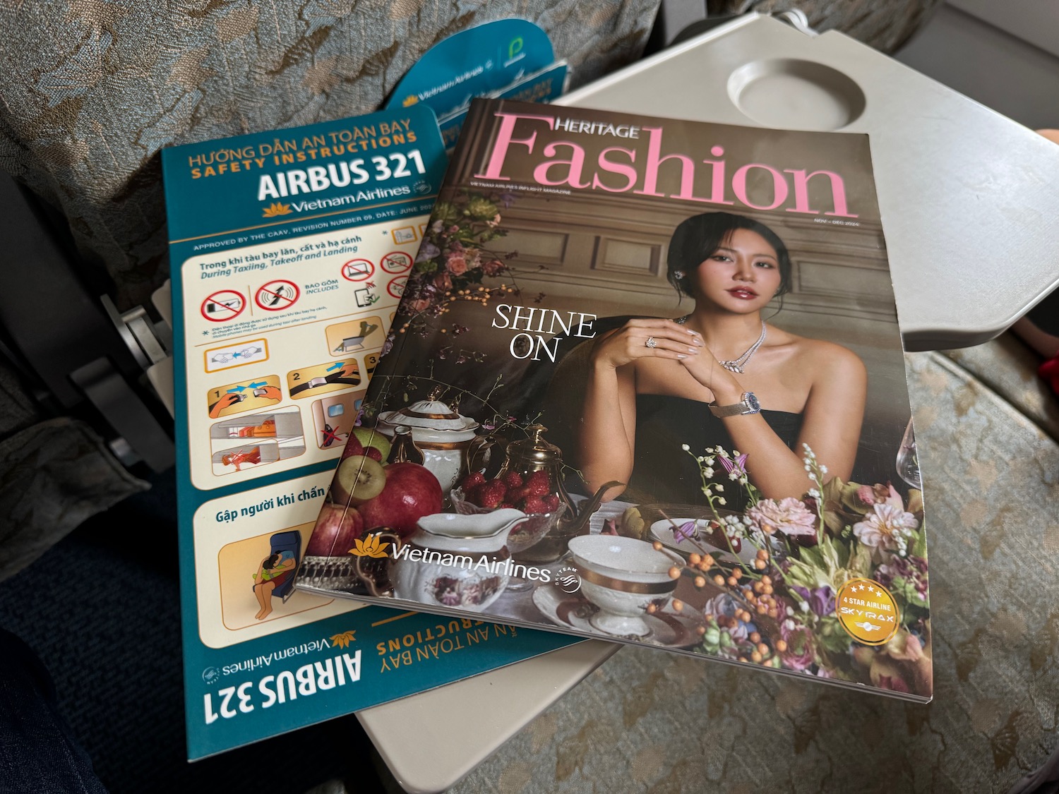 a stack of magazines on a table