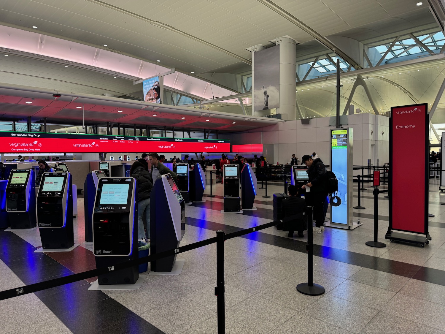 people in an airport