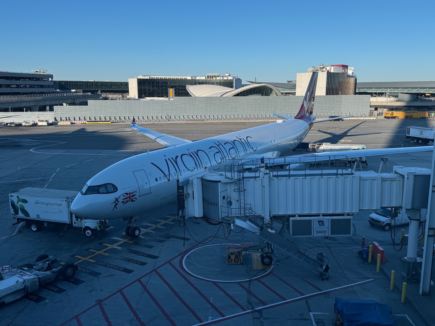 an airplane at an airport