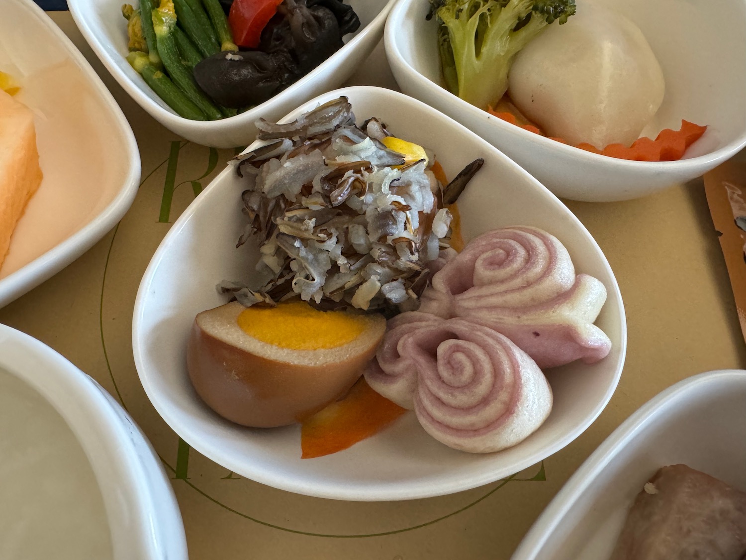 a plate of food on a table