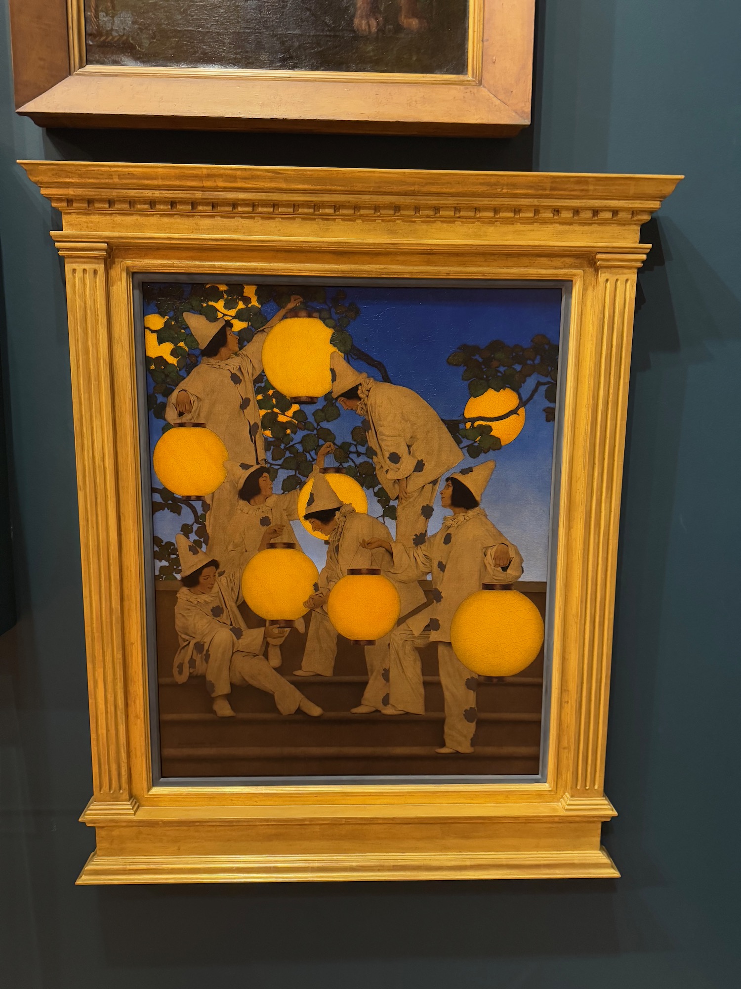 a painting in a frame