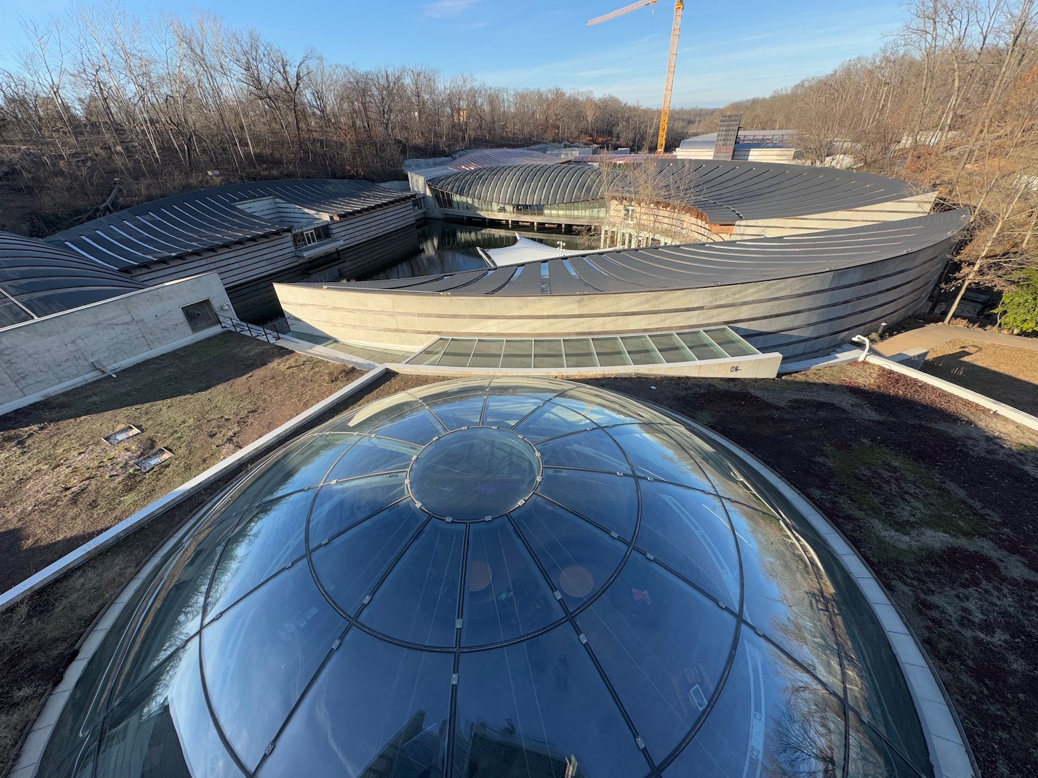 a building with a dome roof