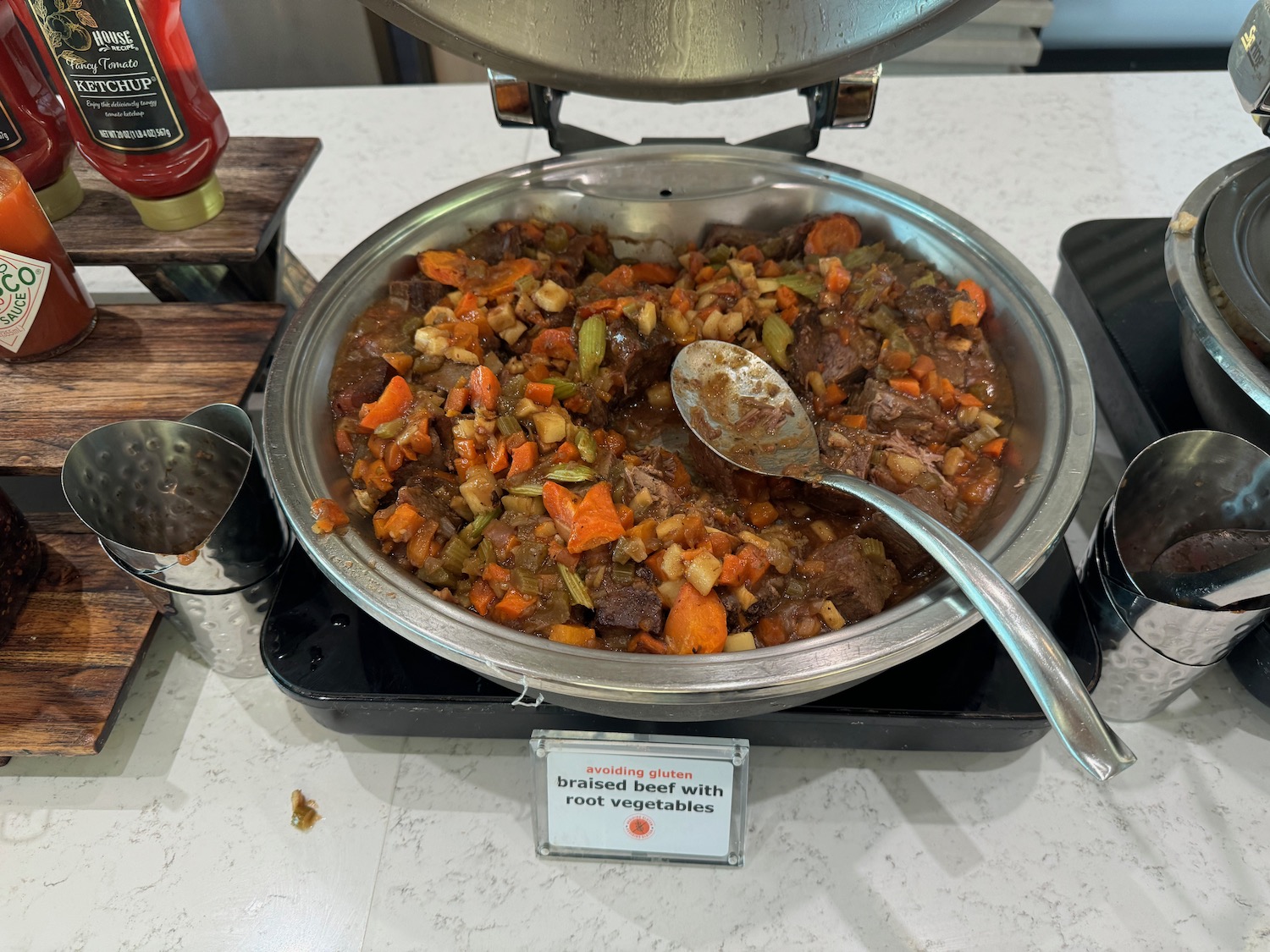 a bowl of stew with meat and vegetables