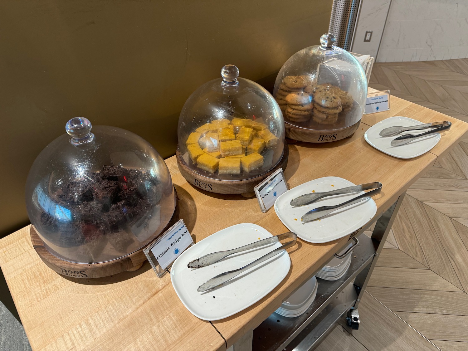 a table with plates and utensils on it