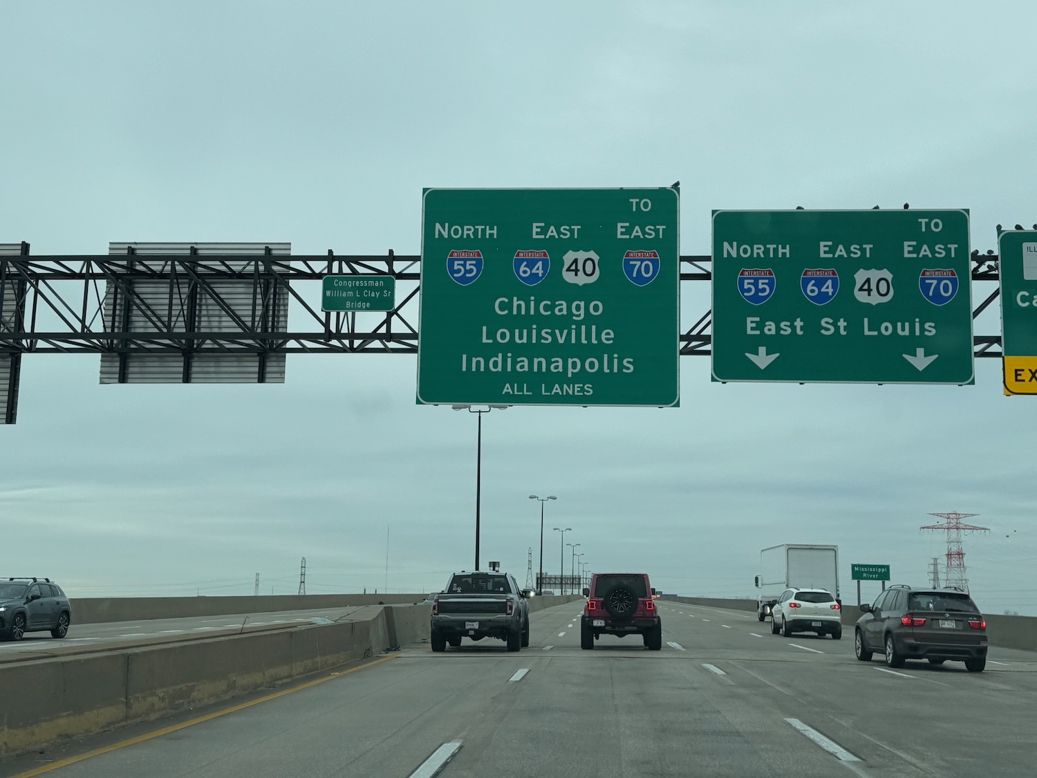 a road sign on a highway