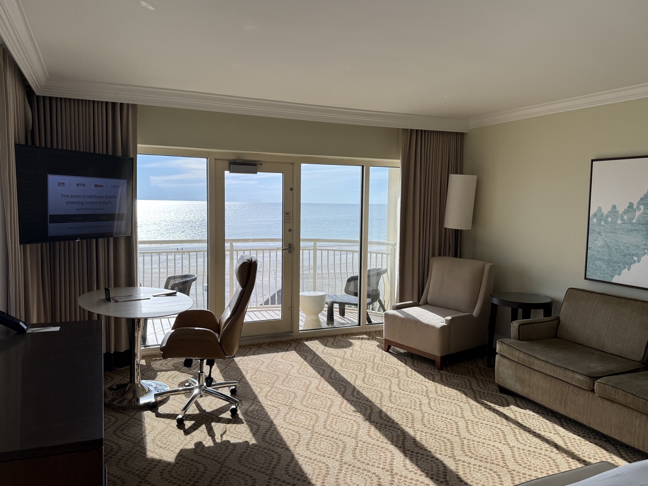 JW Marriott Marco Island junior suite living area