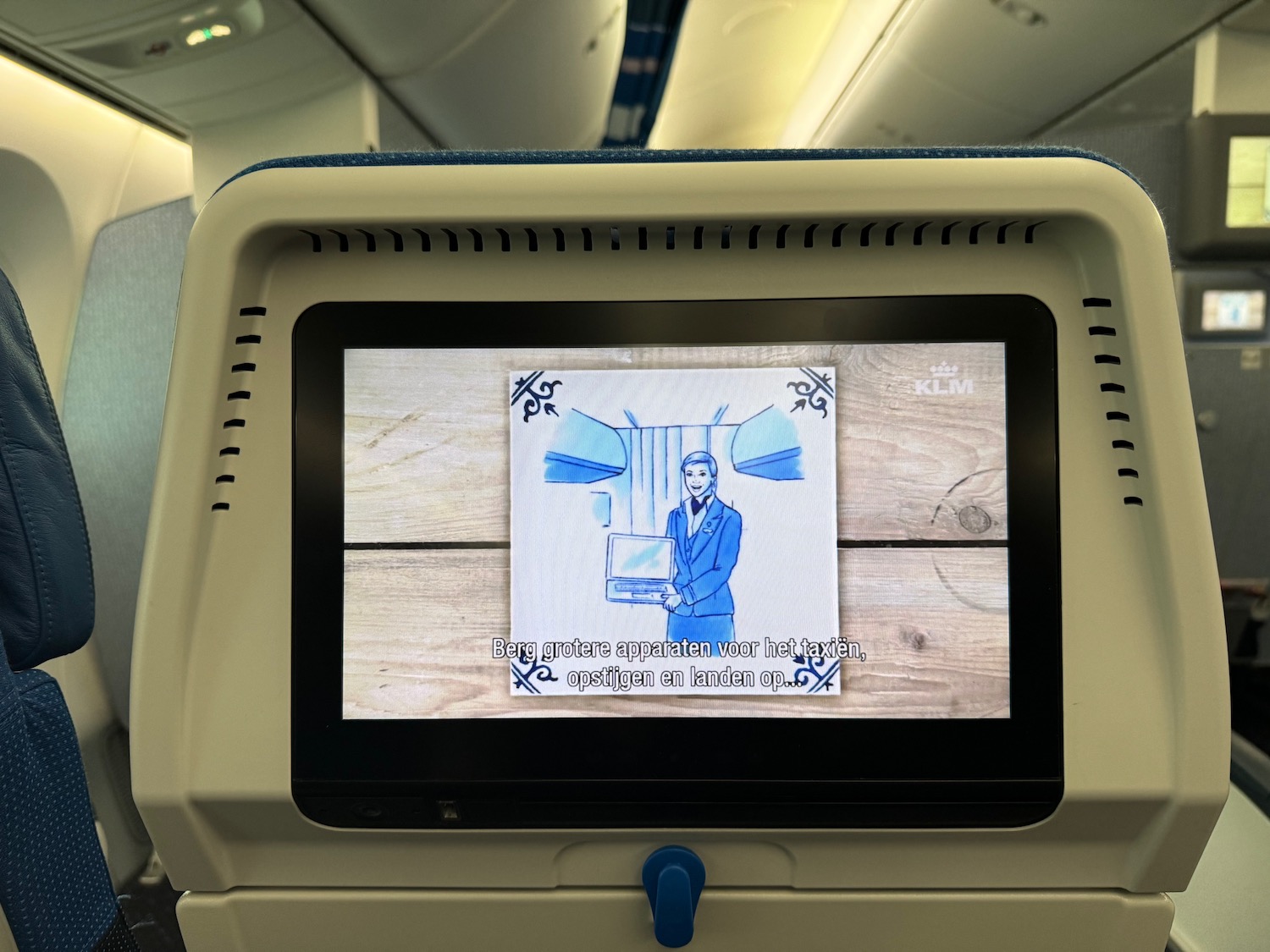 a screen on a plane