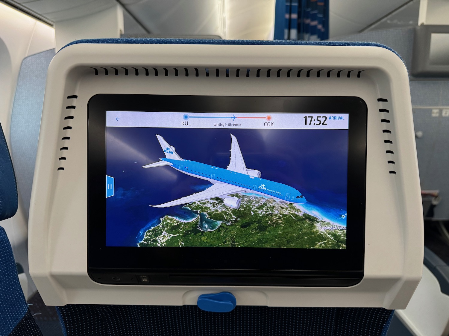 a screen on a plane