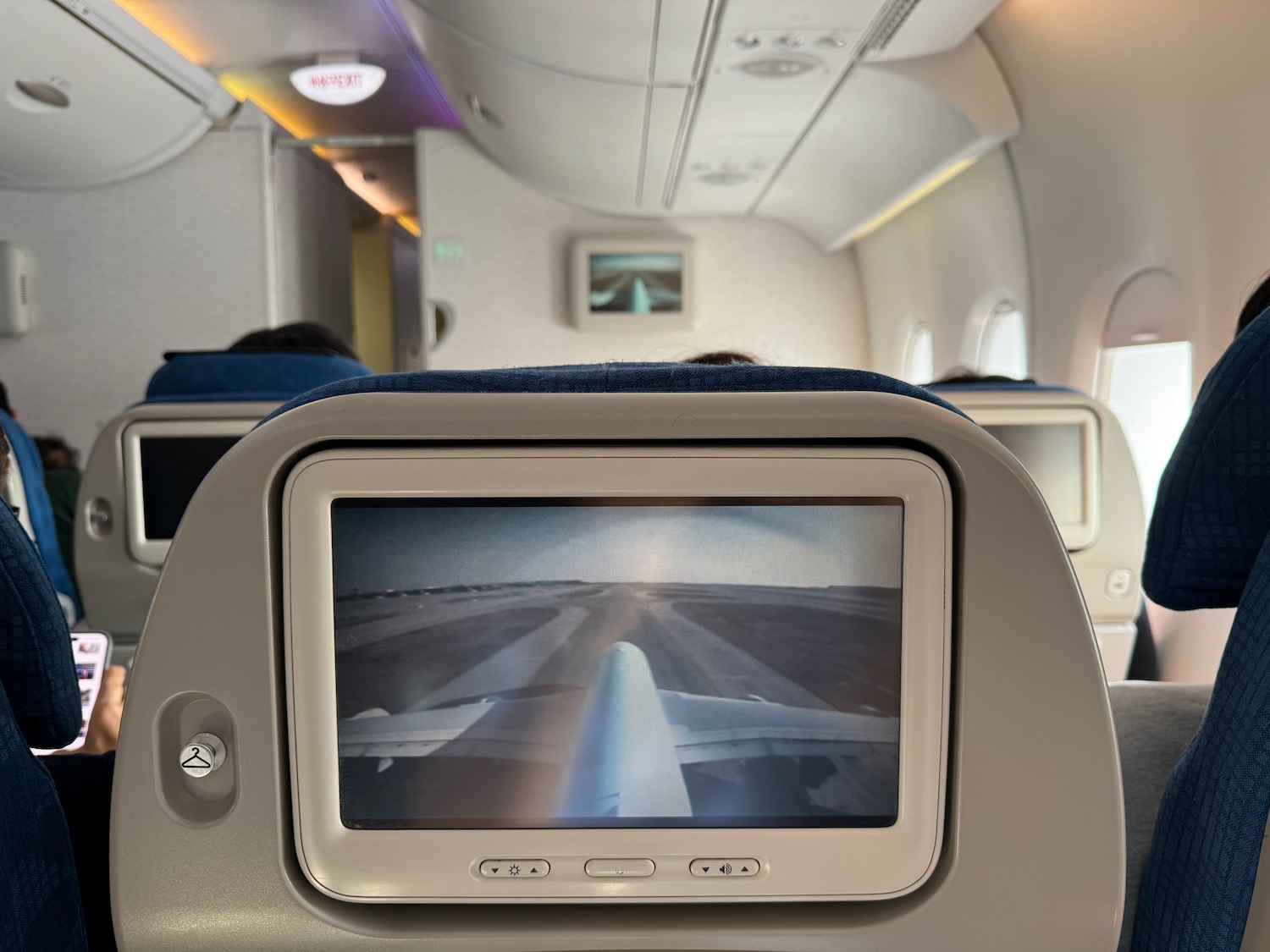 a screen on a plane