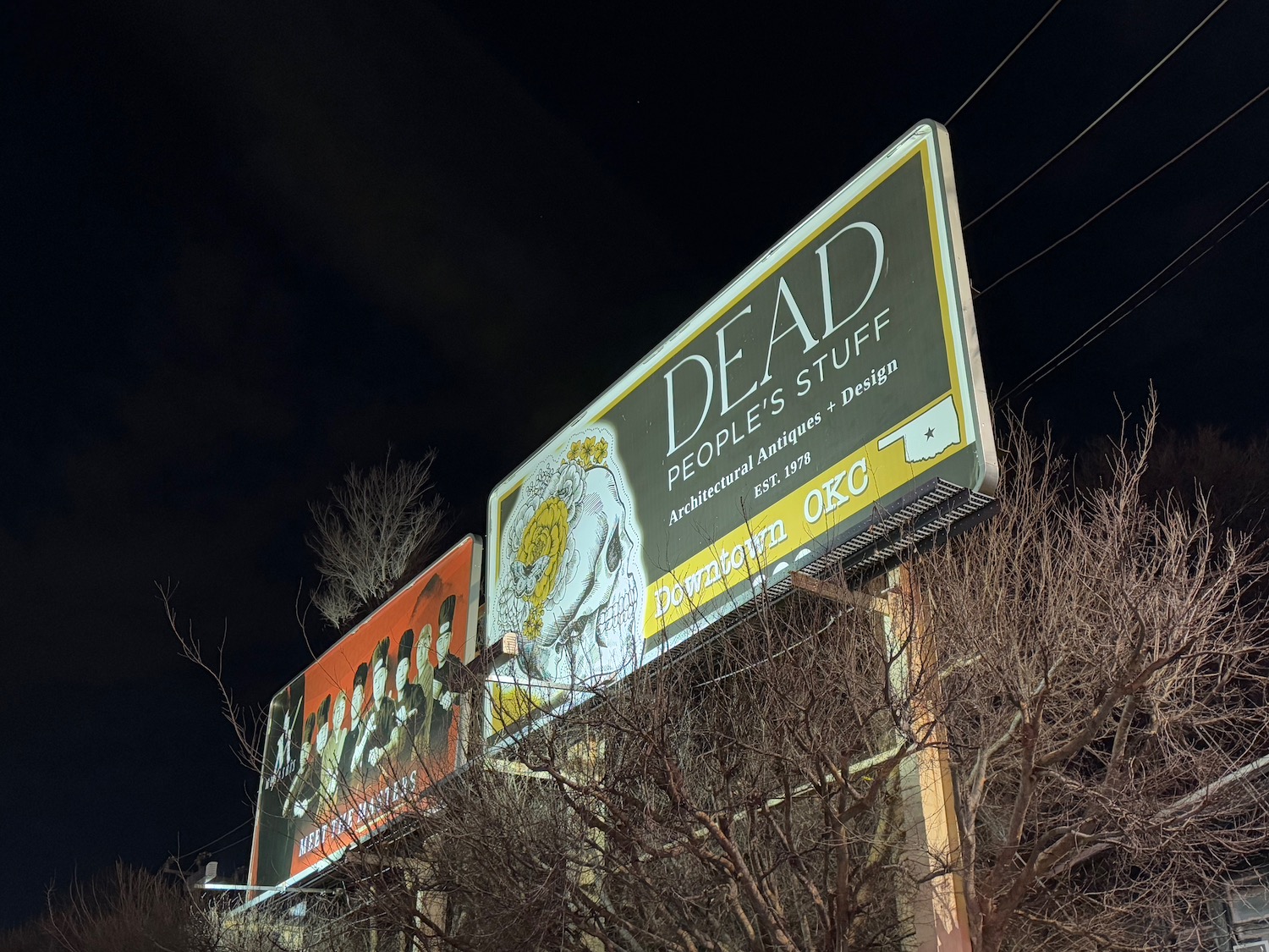 a billboards on a building